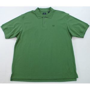 Izod Green Knit Polo Shirt Logo No Fade NWT $38.00